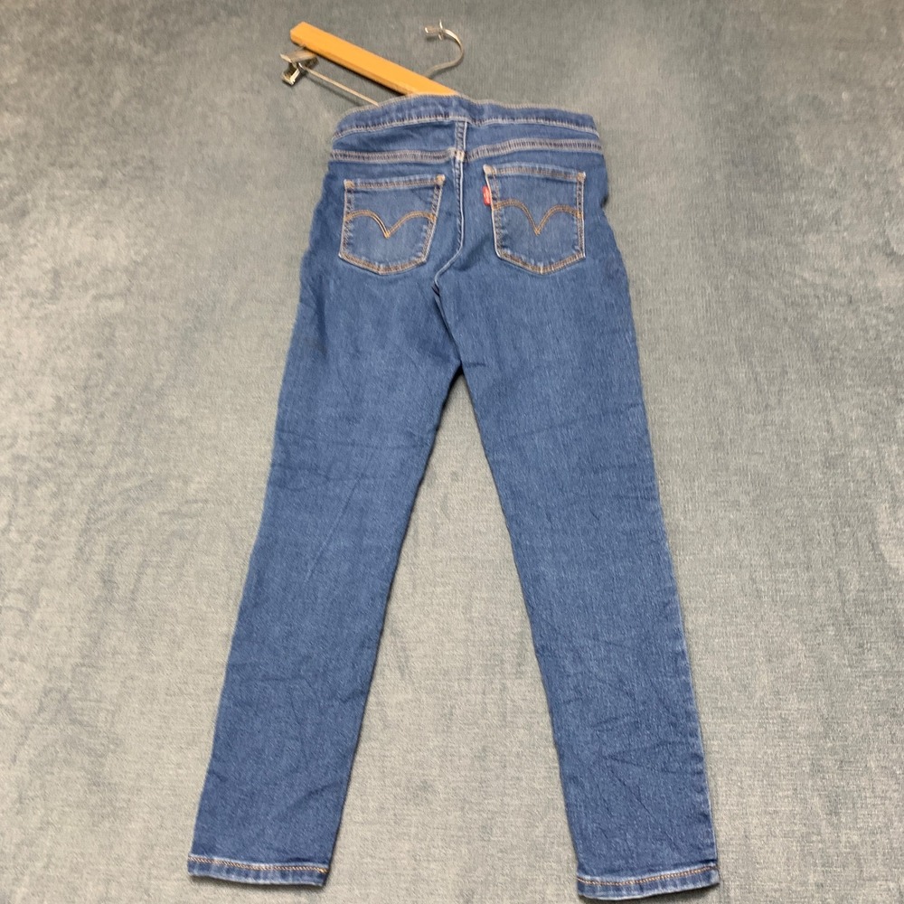 Levi's Pull on Jeggings Jeans Womens 8 Blue Denim Medium Wash Skinny Fit Casual